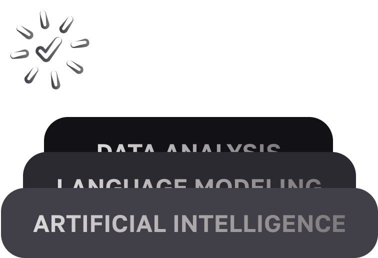 Inserisci alcune informazioni di base o parole chiave sul tuo brand o prodotto, e lascia che gli algoritmi AI di DamAI Pro facciano il resto.